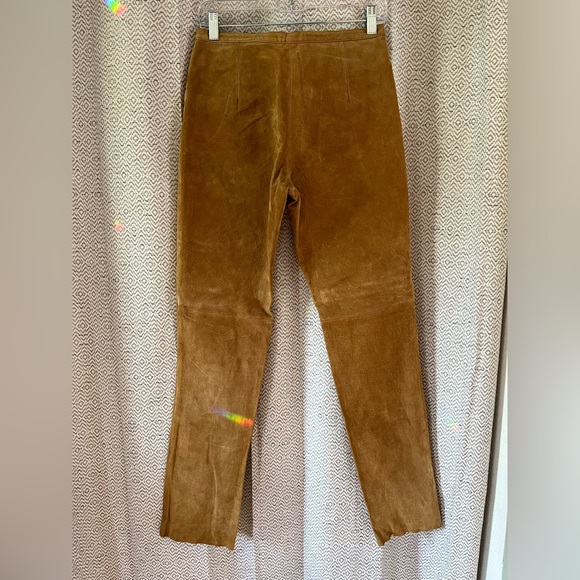 Cali Cali 100% Leather Pants. 28W 30L Cowboy Country Rodeo Summer Vibes - Picture 3 of 16